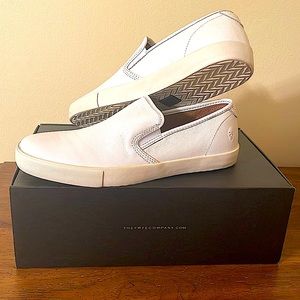 Frye ludlow leather slip on lifestyle shoe